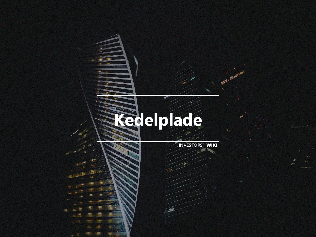 Kedelplade