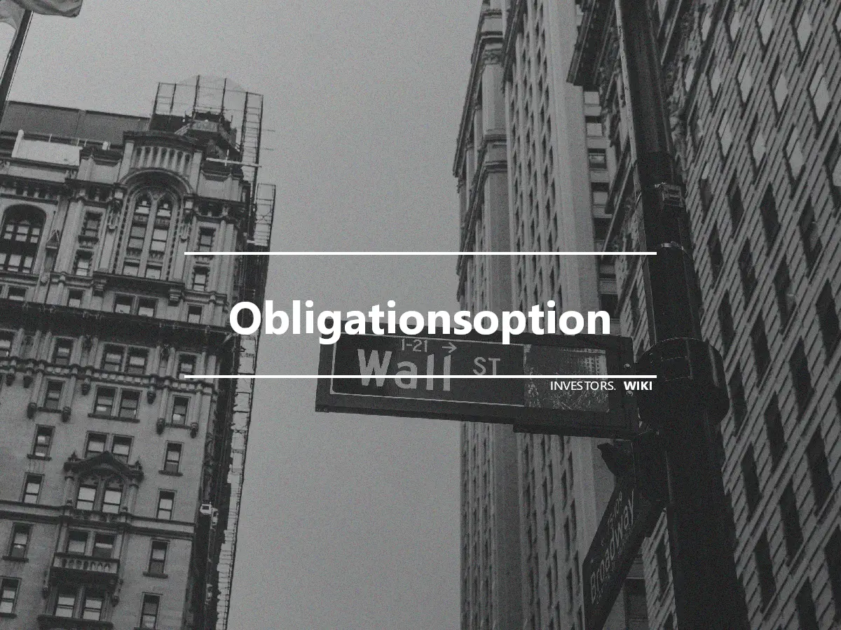 Obligationsoption