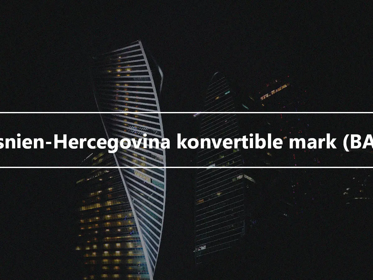 Bosnien-Hercegovina konvertible mark (BAM)