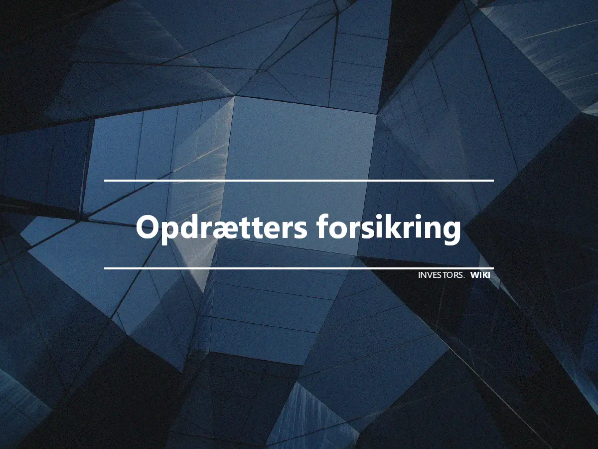 Opdrætters forsikring