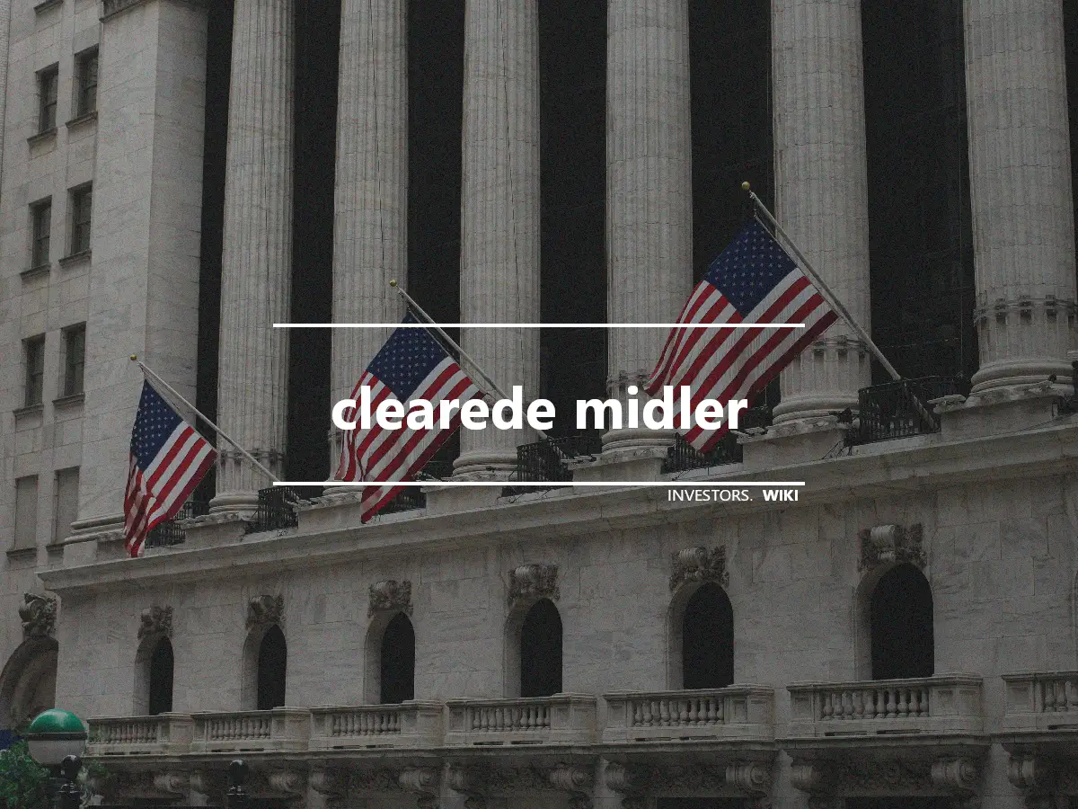 clearede midler