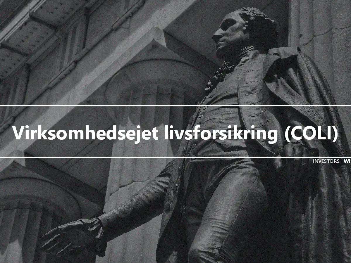 Virksomhedsejet livsforsikring (COLI)