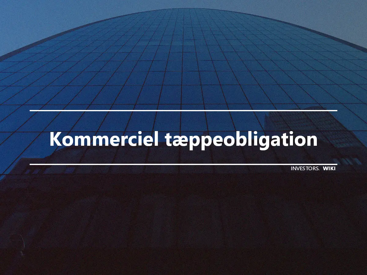 Kommerciel tæppeobligation