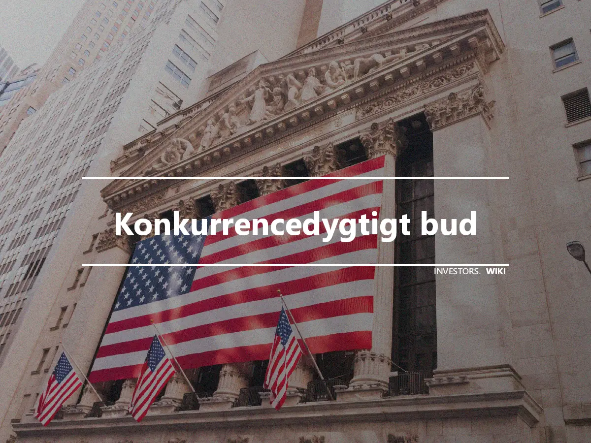 Konkurrencedygtigt bud