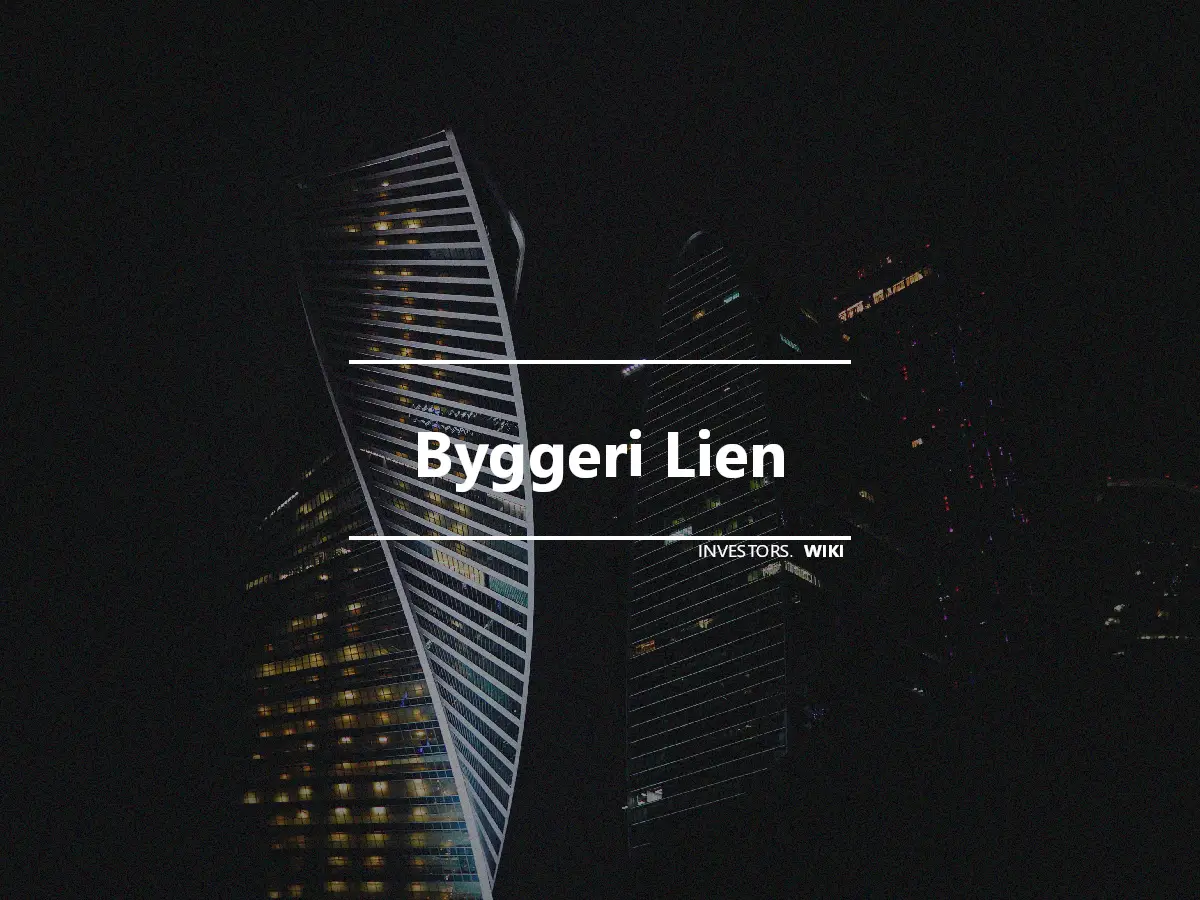 Byggeri Lien