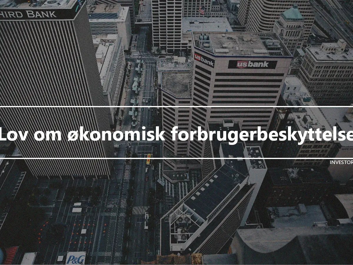 Lov om økonomisk forbrugerbeskyttelse