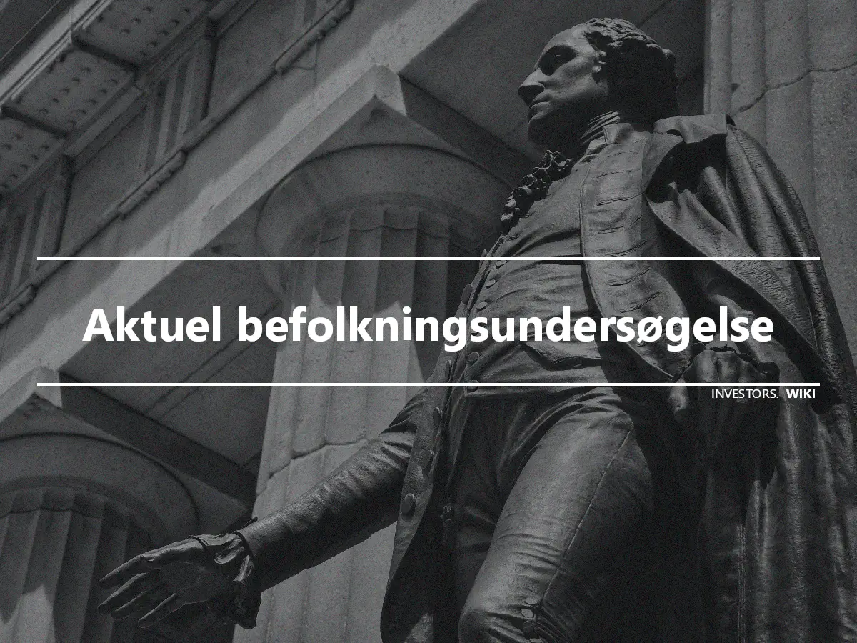 Aktuel befolkningsundersøgelse