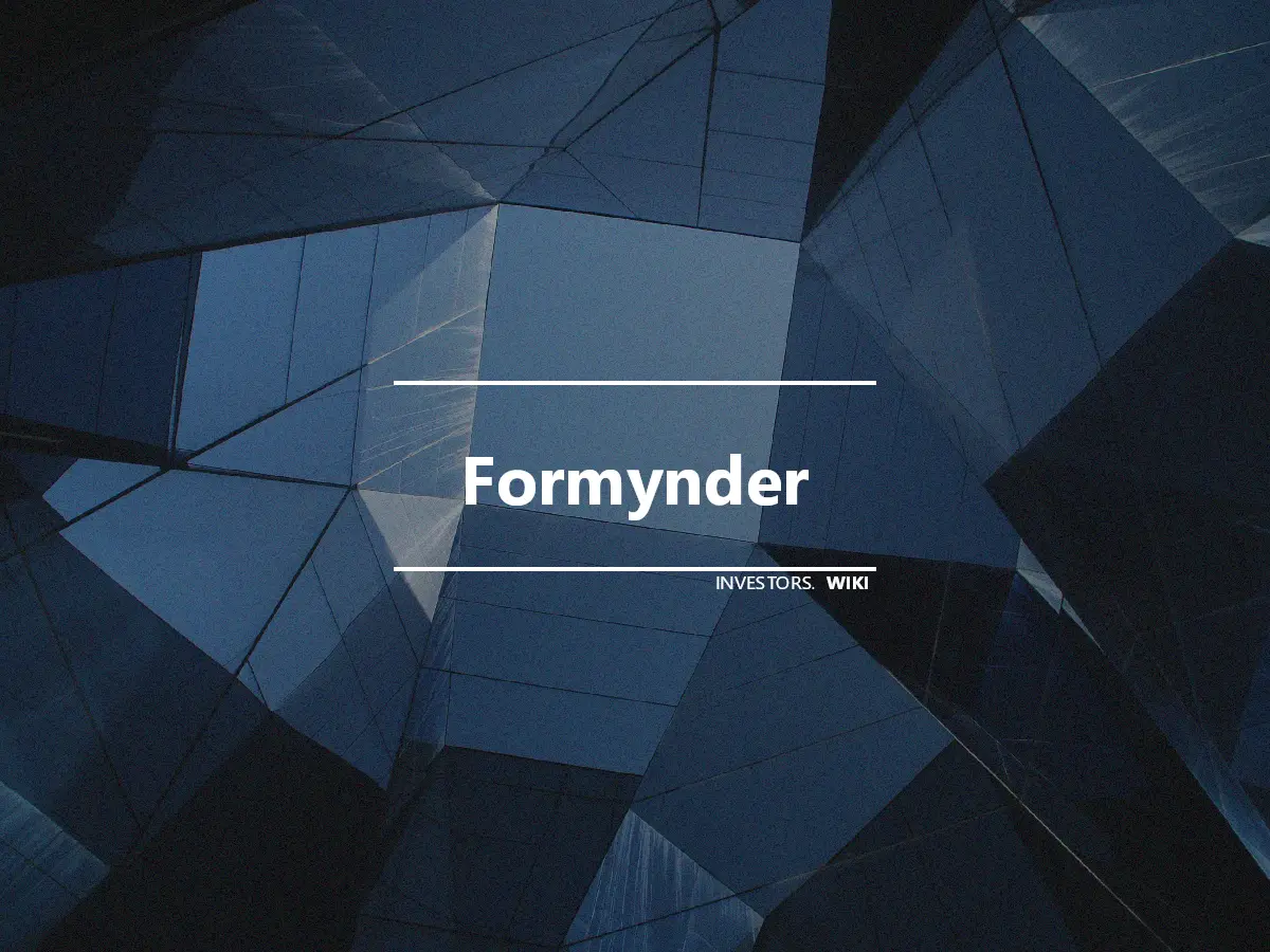 Formynder