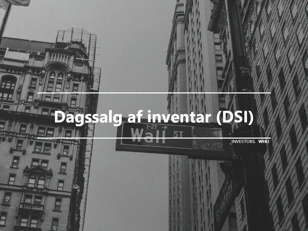 Dagssalg af inventar (DSI)
