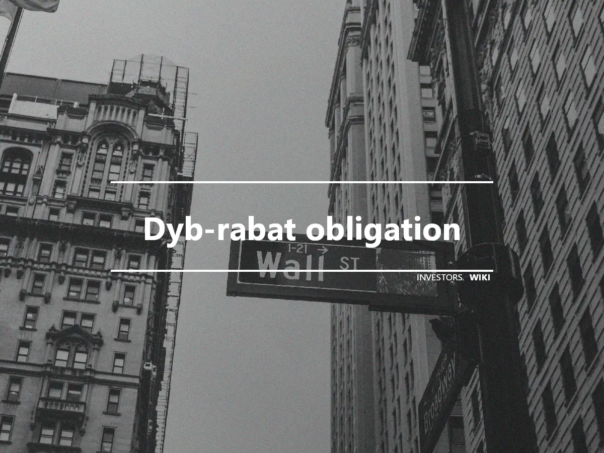 Dyb-rabat obligation