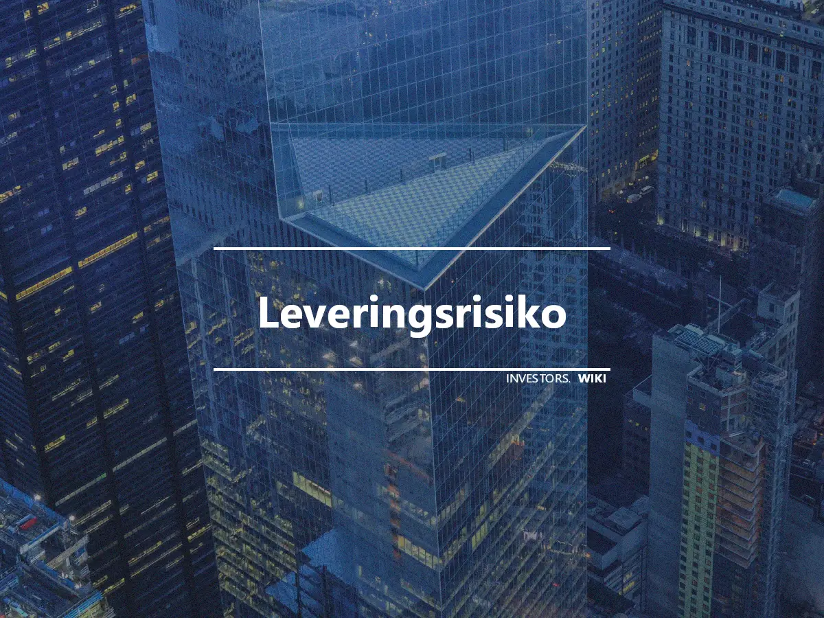 Leveringsrisiko