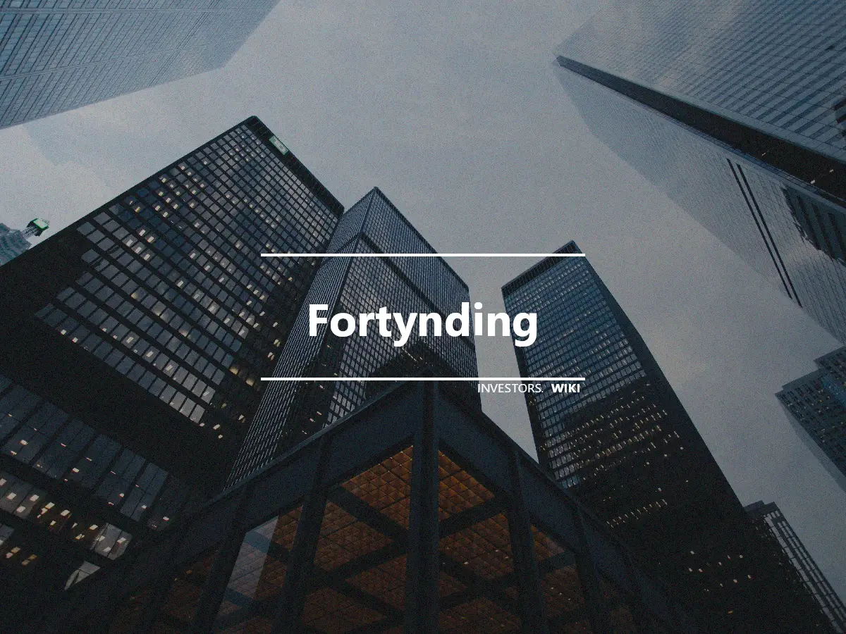 Fortynding
