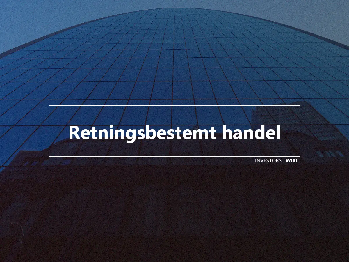 Retningsbestemt handel