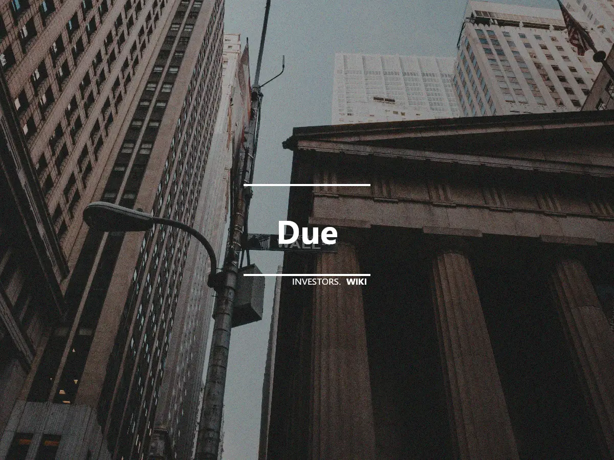 Due