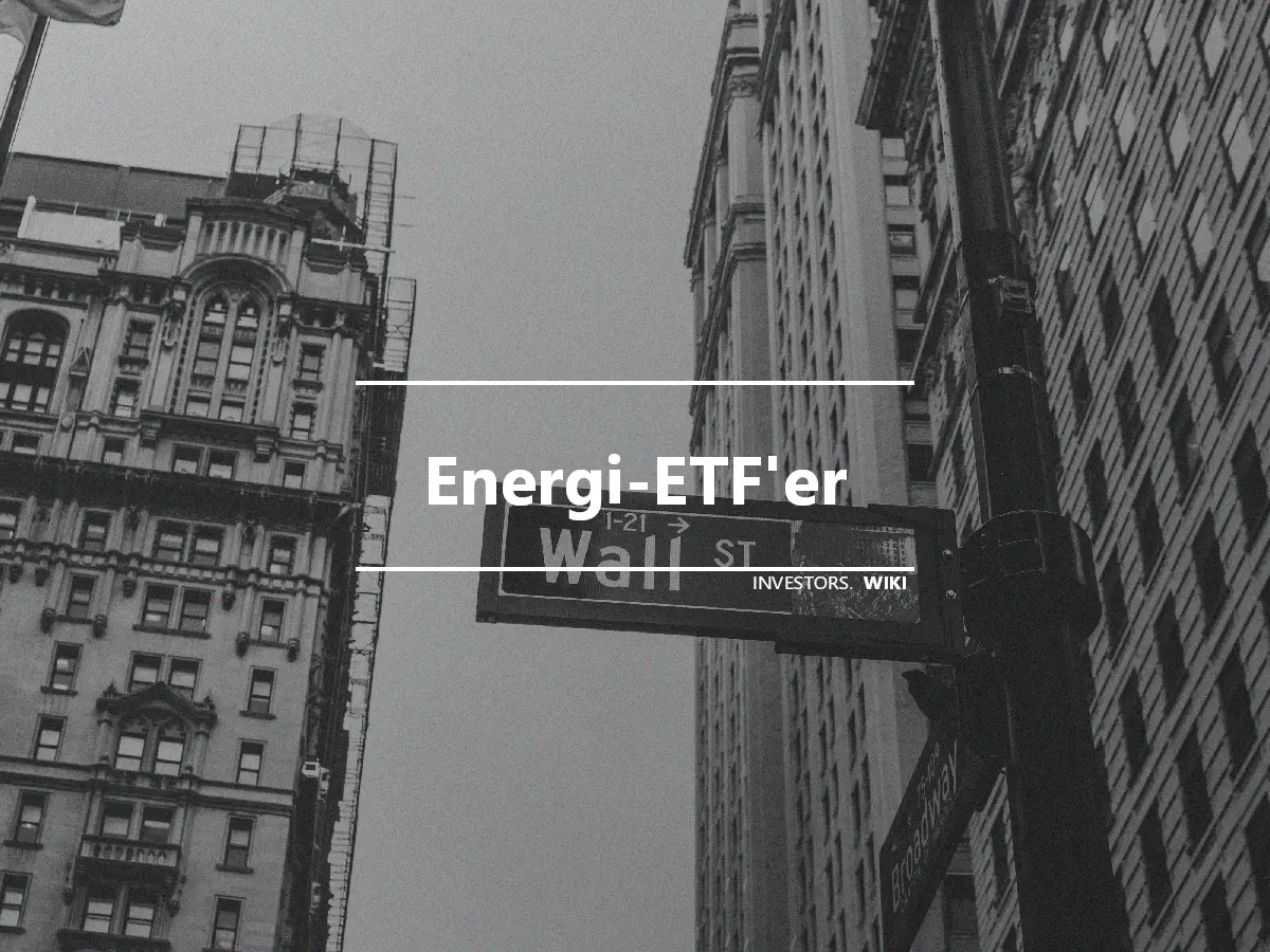 Energi-ETF'er