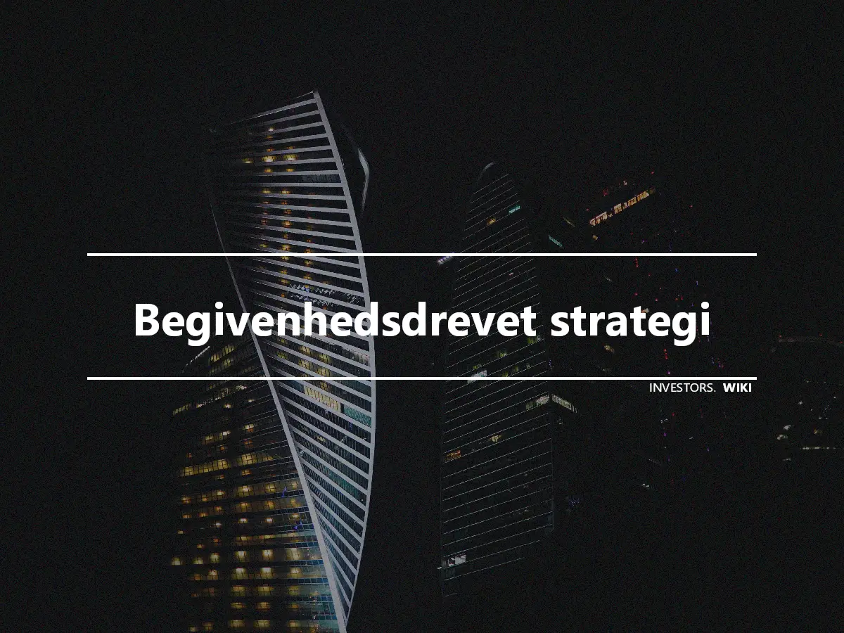 Begivenhedsdrevet strategi