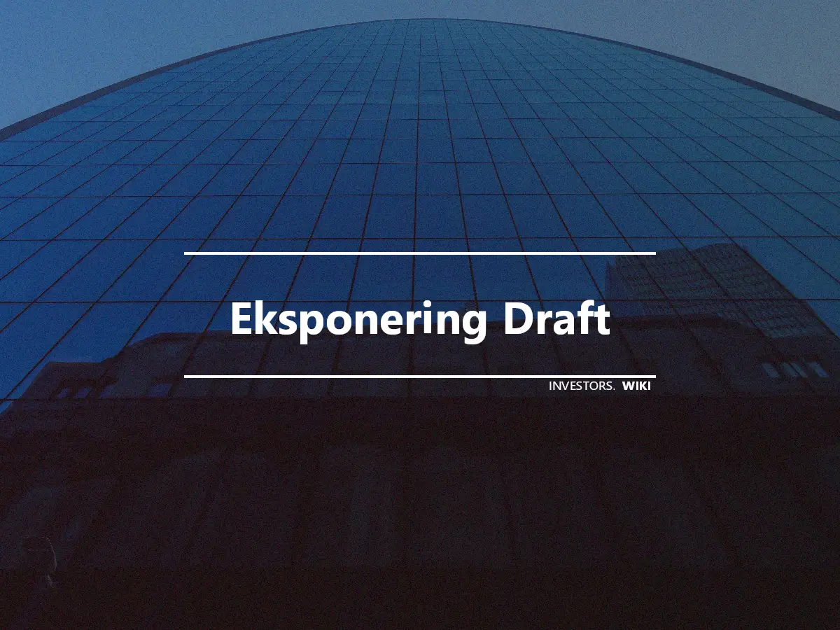 Eksponering Draft