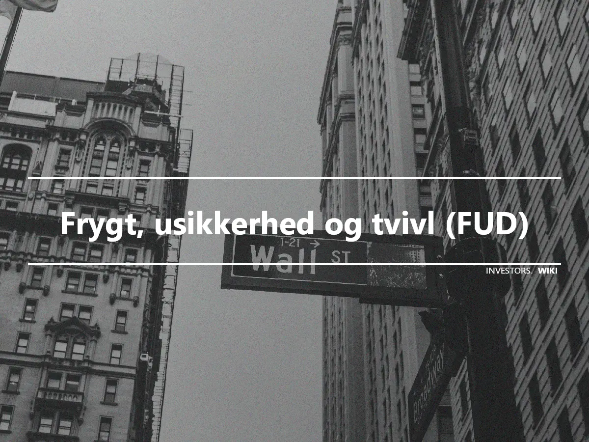 Frygt, usikkerhed og tvivl (FUD)