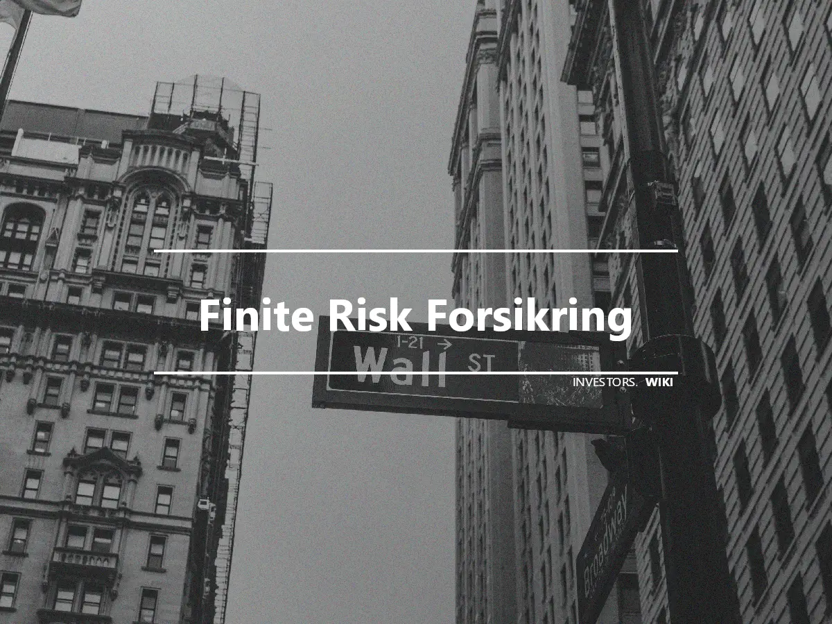 Finite Risk Forsikring
