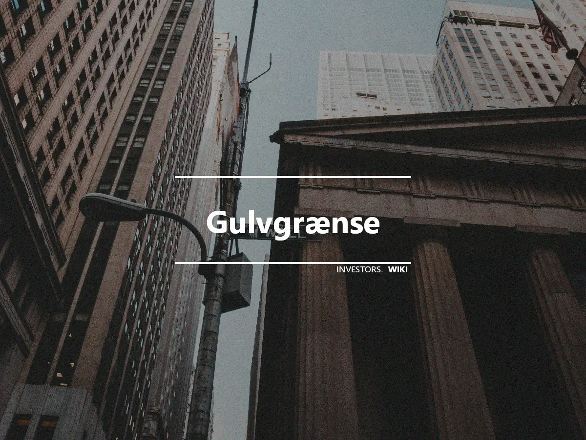 Gulvgrænse