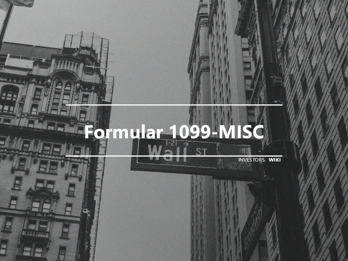 Formular 1099-MISC
