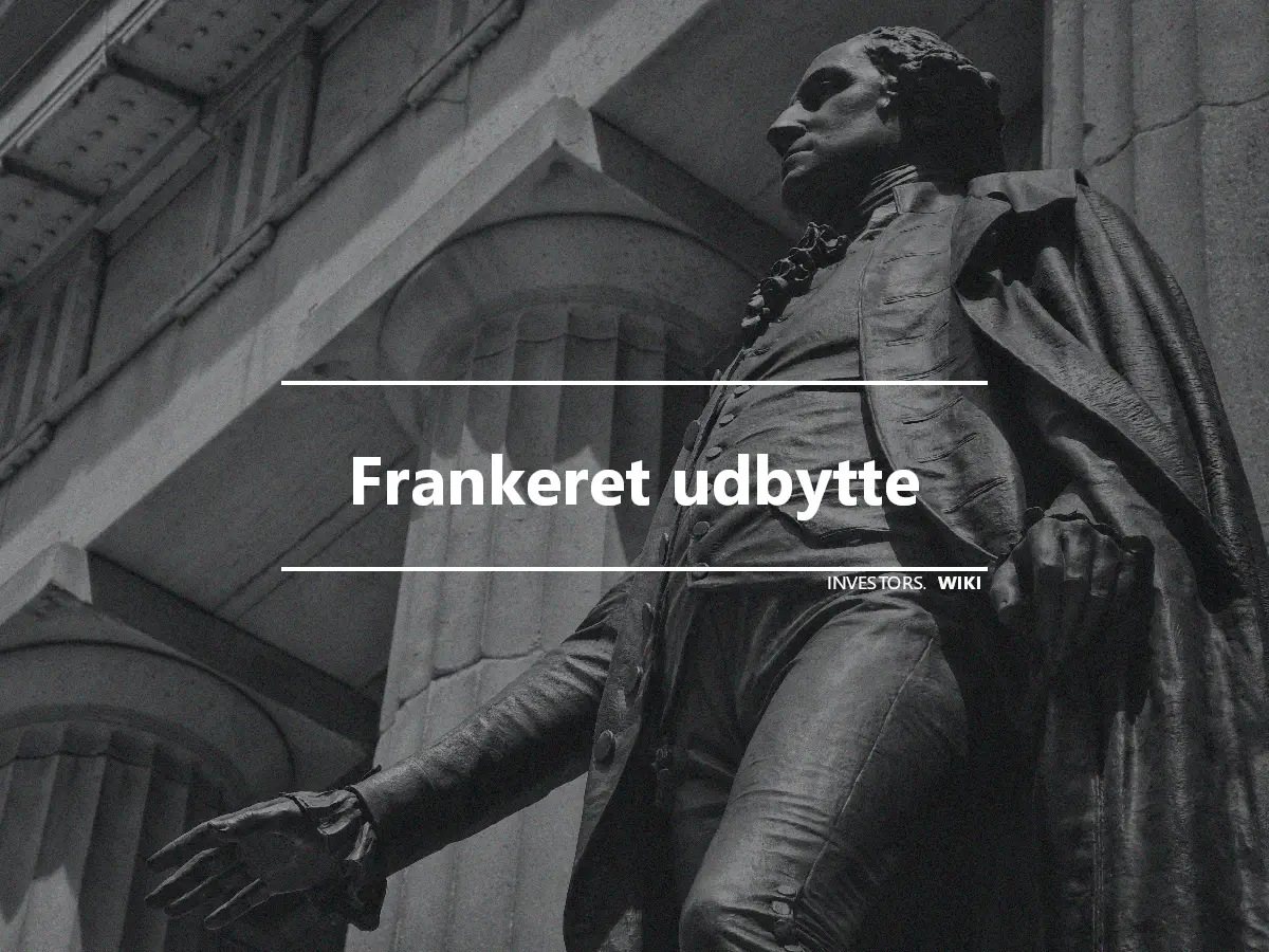 Frankeret udbytte