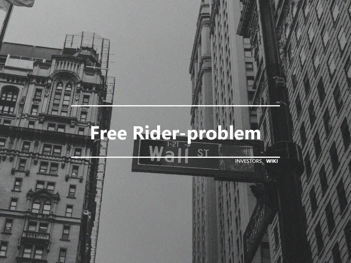 Free Rider-problem
