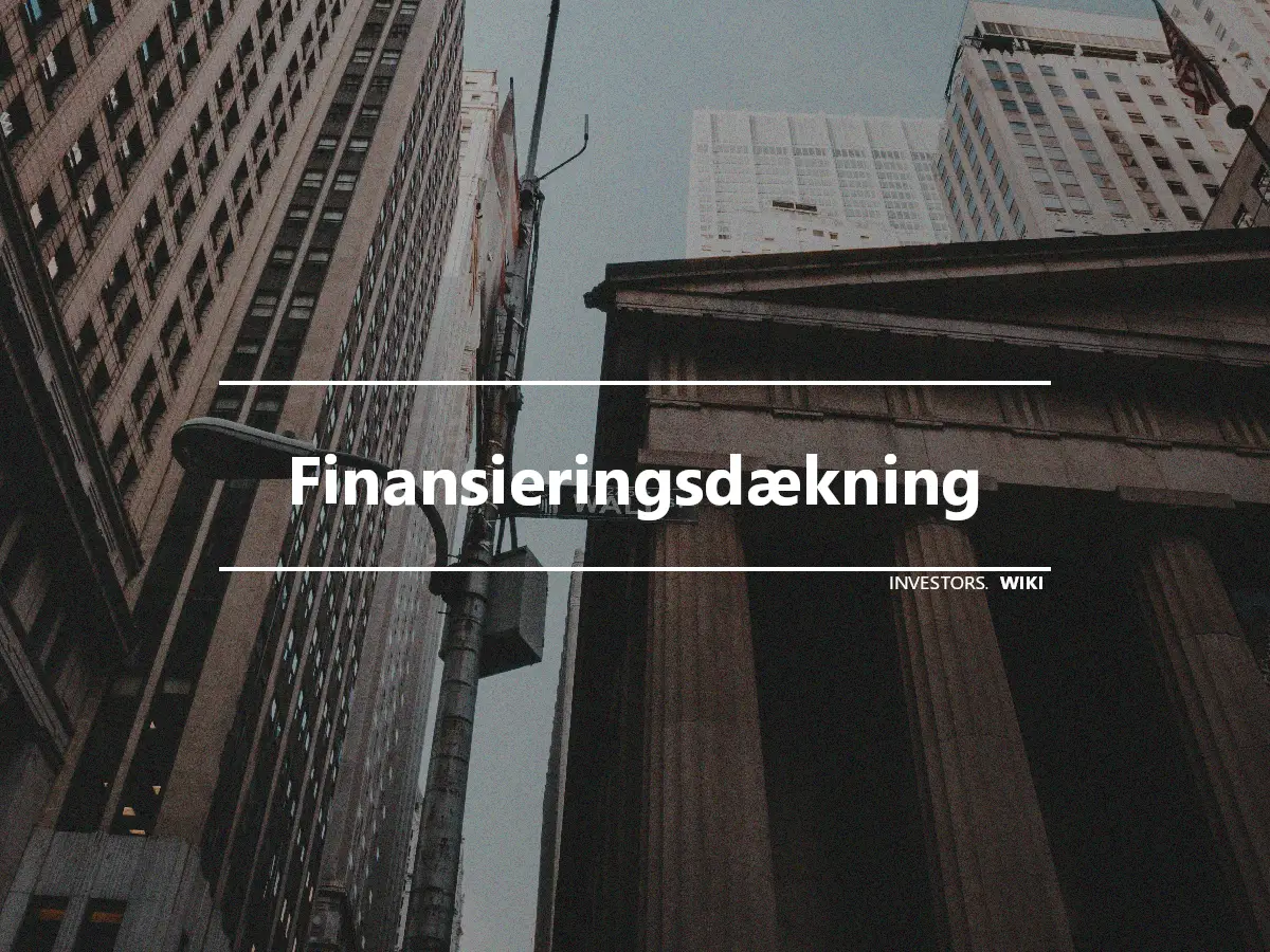 Finansieringsdækning