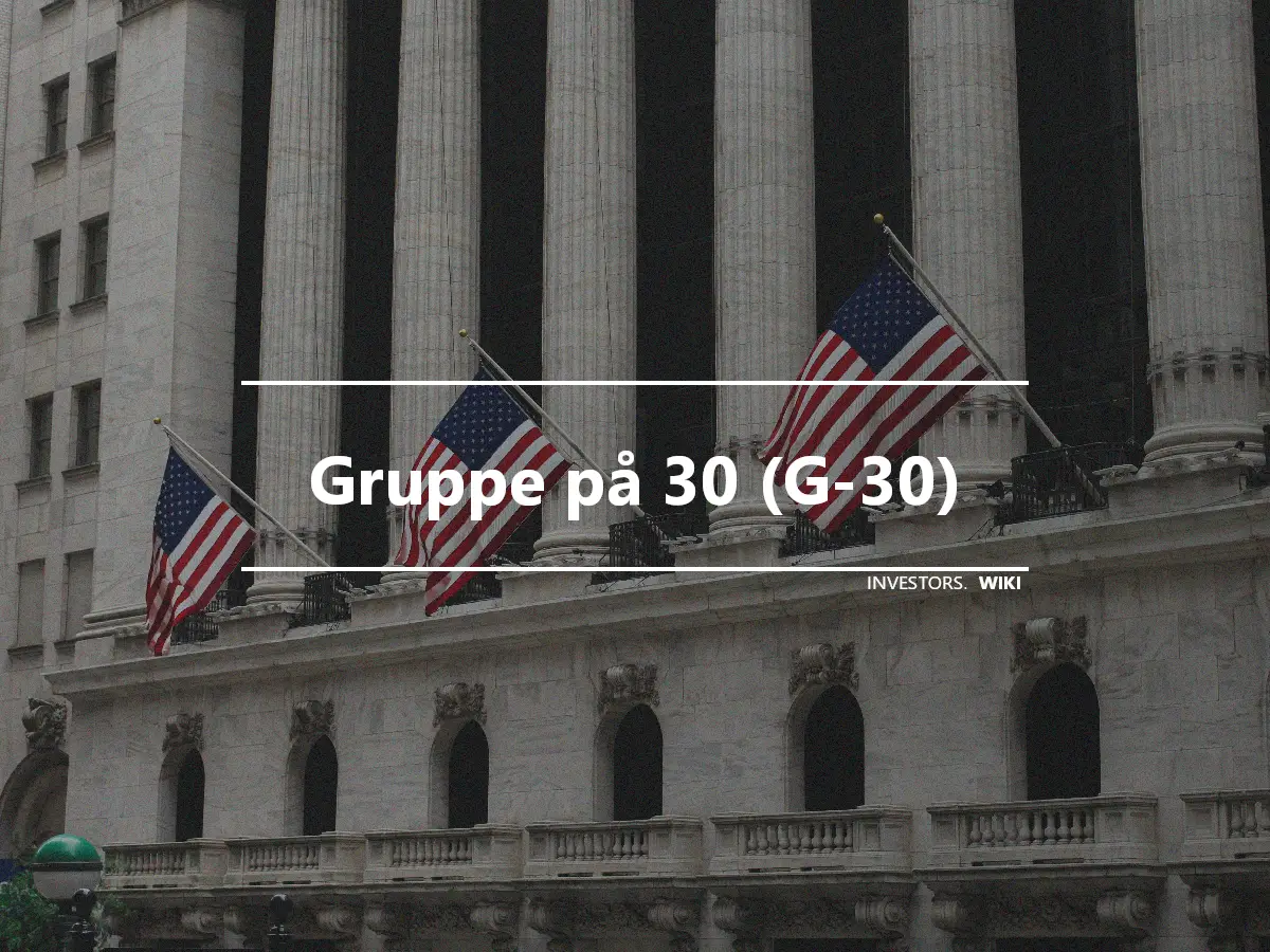 Gruppe på 30 (G-30)