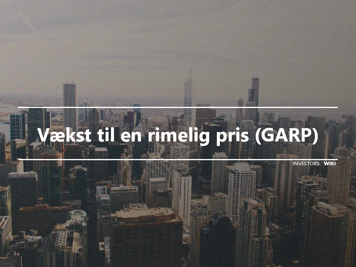 Vækst til en rimelig pris (GARP)