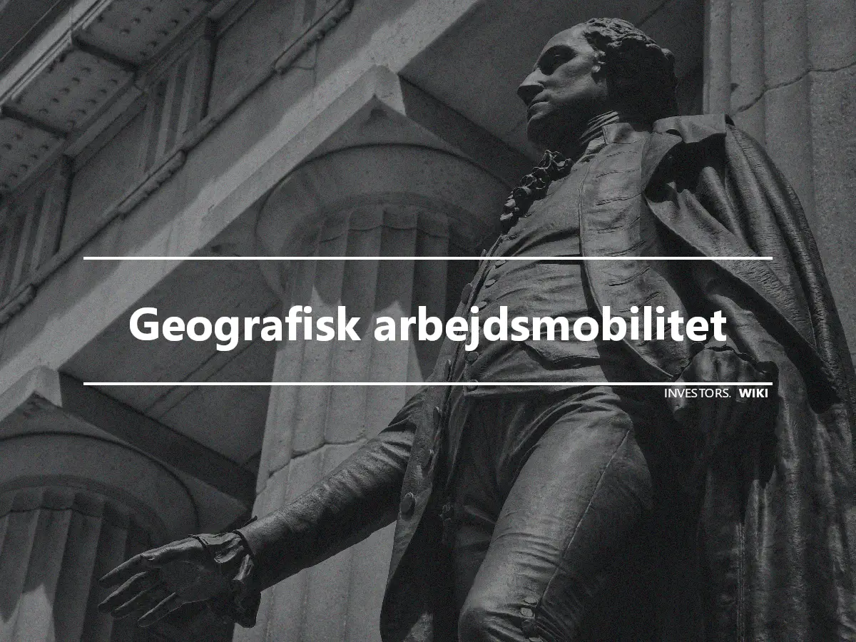 Geografisk arbejdsmobilitet