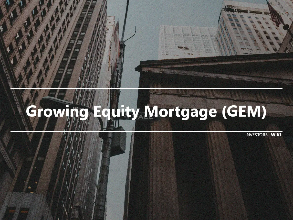 Growing Equity Mortgage (GEM)