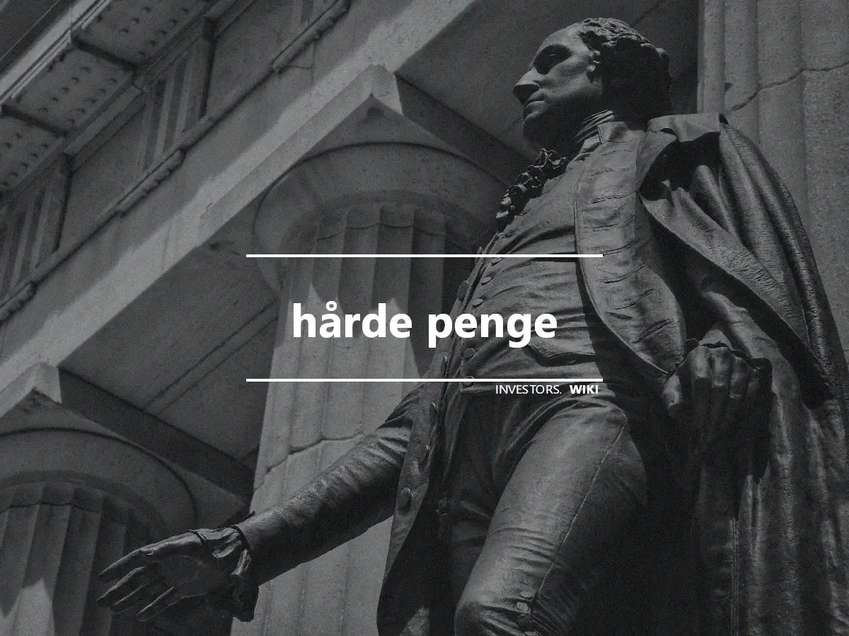 hårde penge