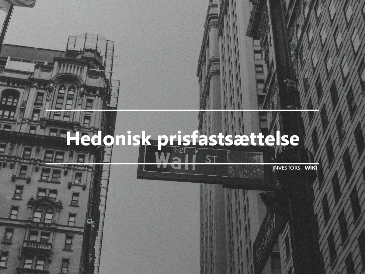 Hedonisk prisfastsættelse