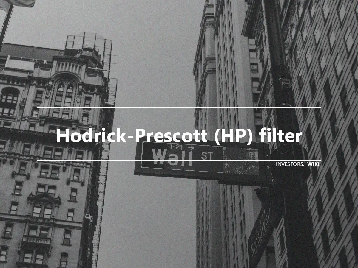 Hodrick-Prescott (HP) filter