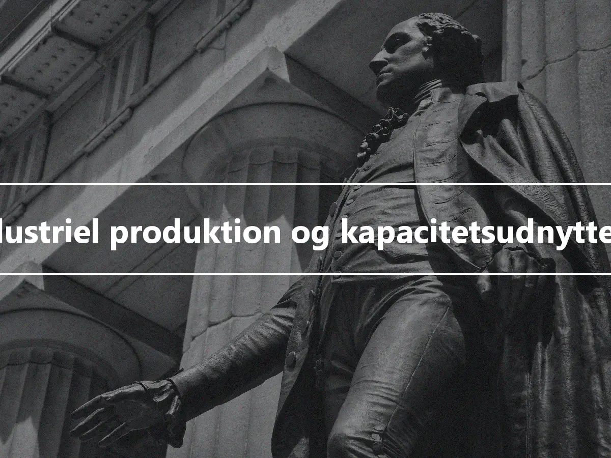 Industriel produktion og kapacitetsudnyttelse