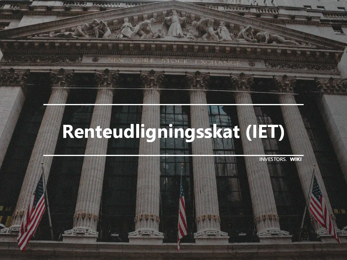 Renteudligningsskat (IET)