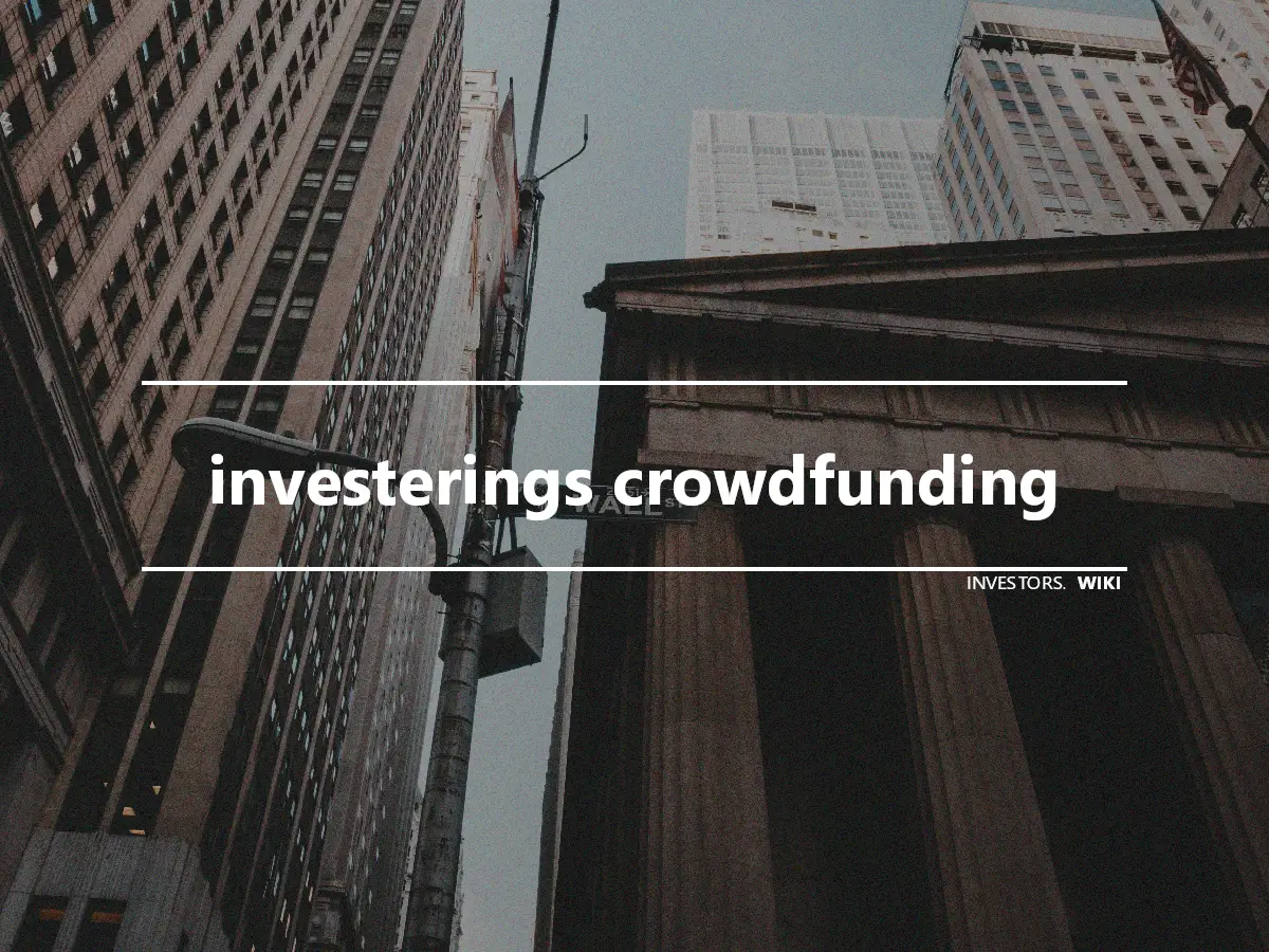 investerings crowdfunding