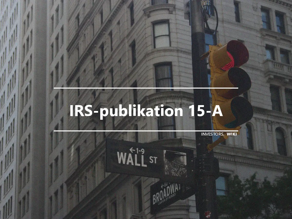 IRS-publikation 15-A