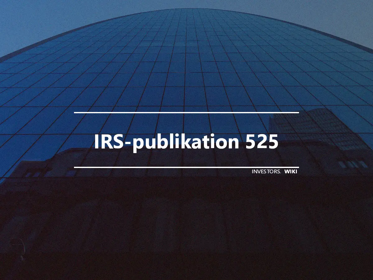 IRS-publikation 525