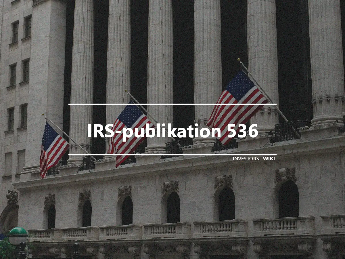 IRS-publikation 536