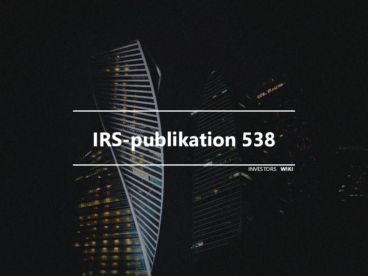 IRS-publikation 538