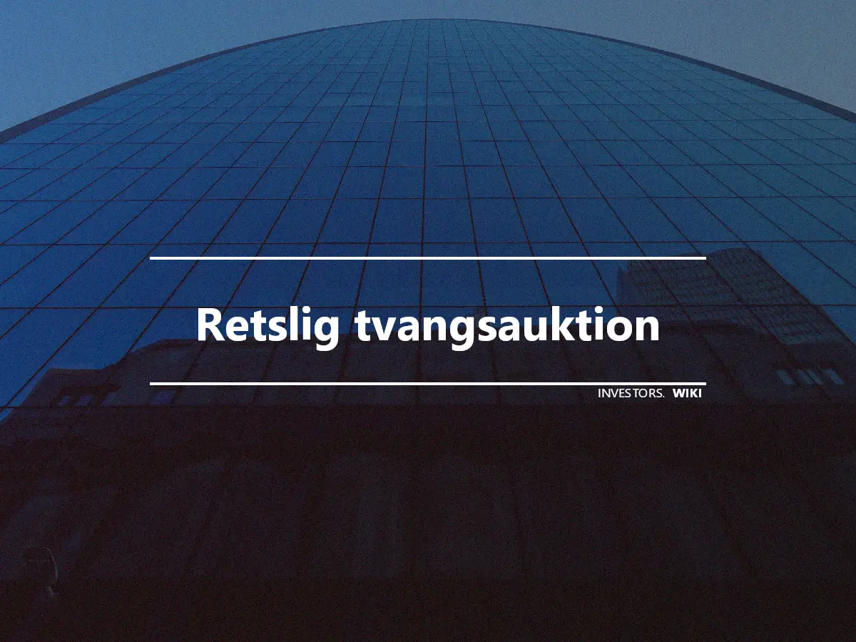 Retslig tvangsauktion