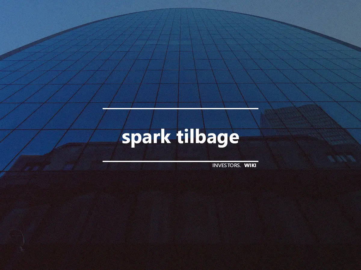 spark tilbage