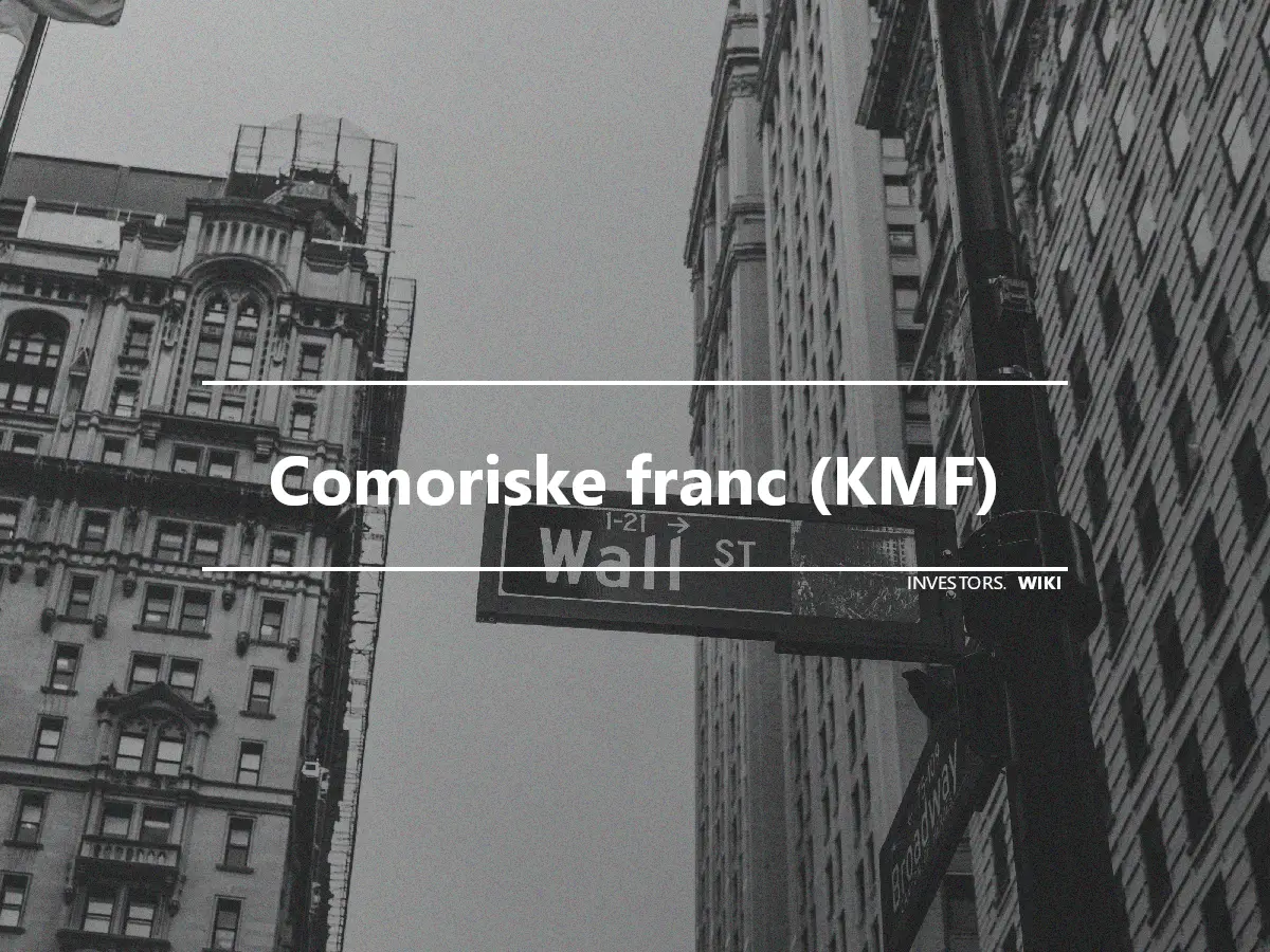 Comoriske franc (KMF)