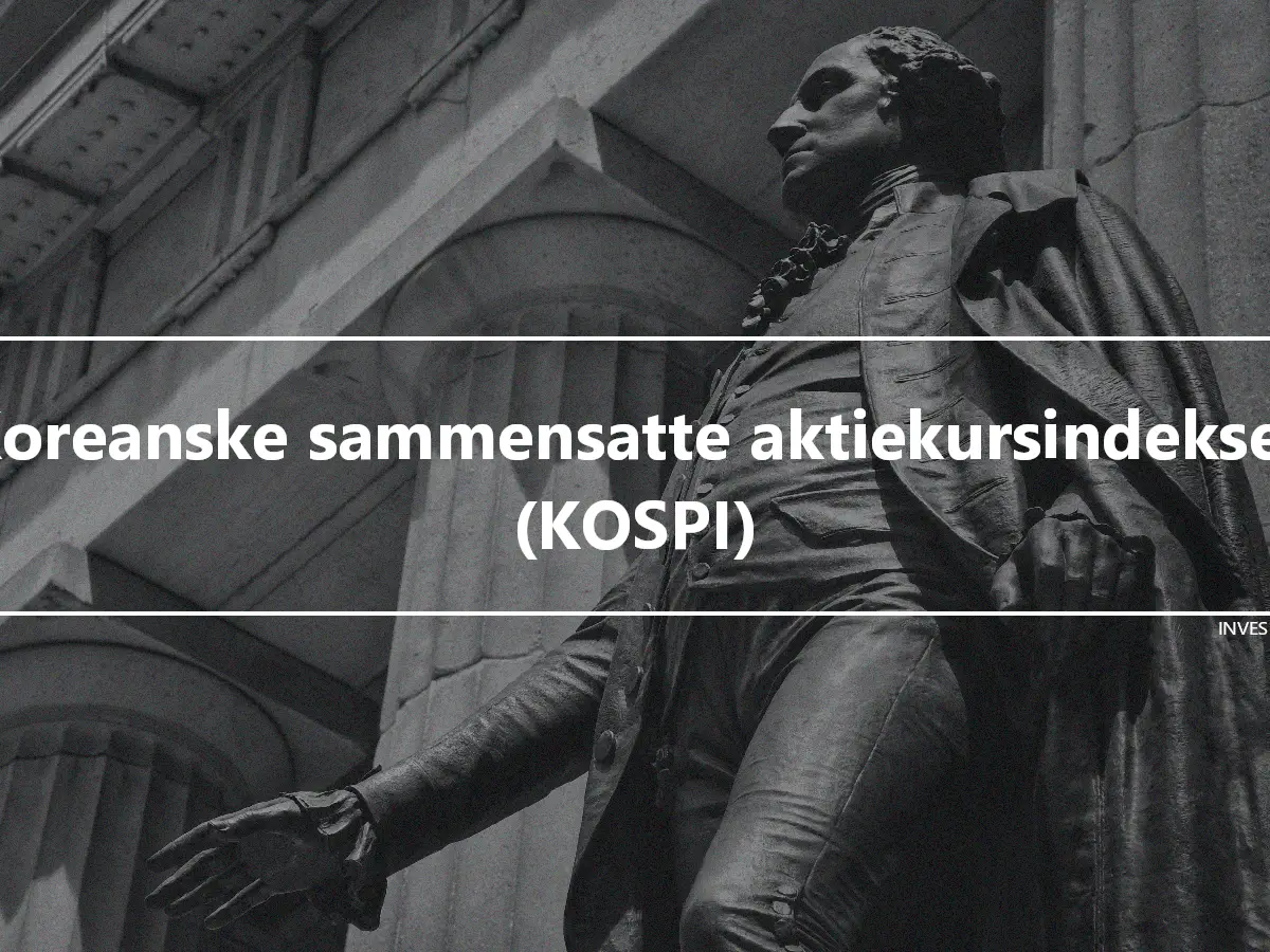 Koreanske sammensatte aktiekursindekser (KOSPI)