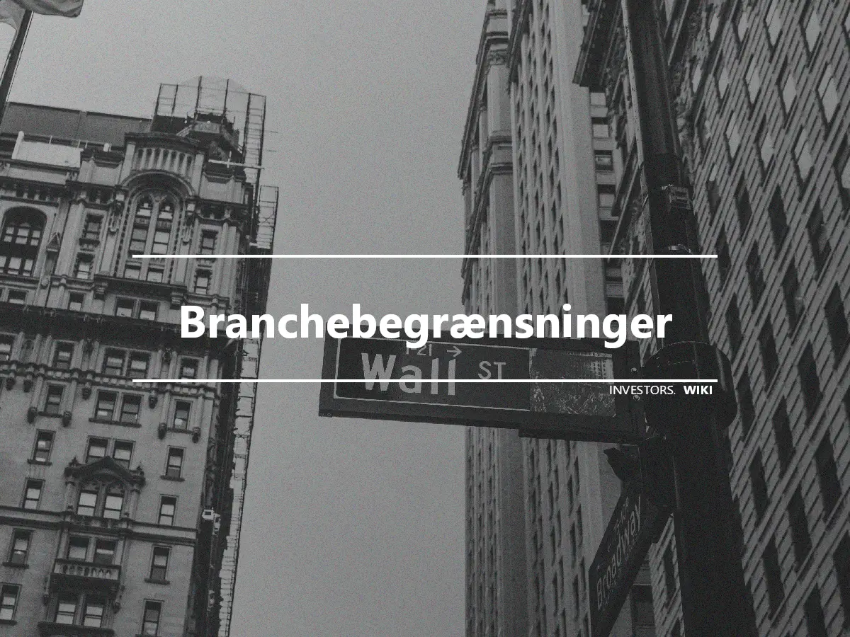 Branchebegrænsninger