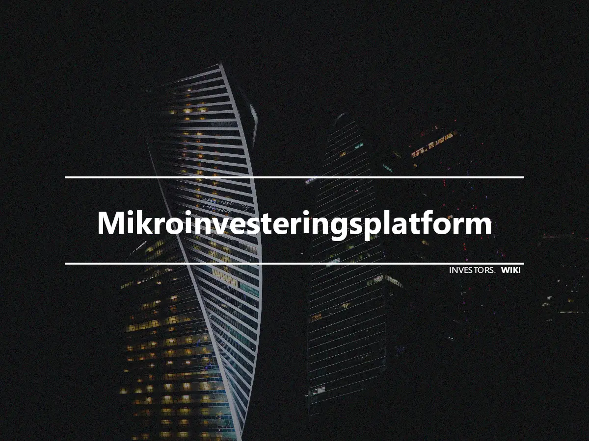 Mikroinvesteringsplatform