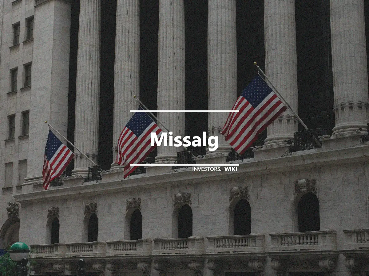 Missalg