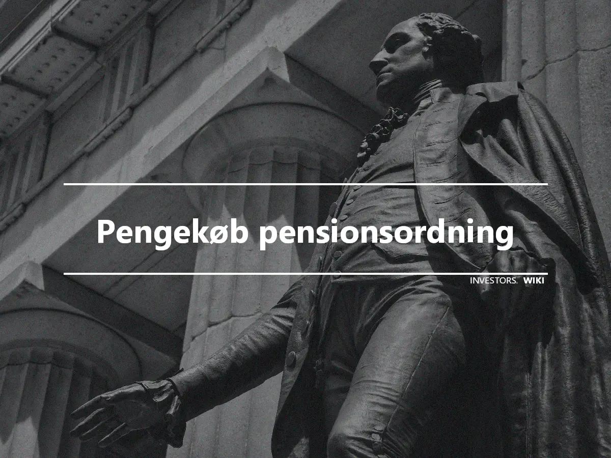 Pengekøb pensionsordning